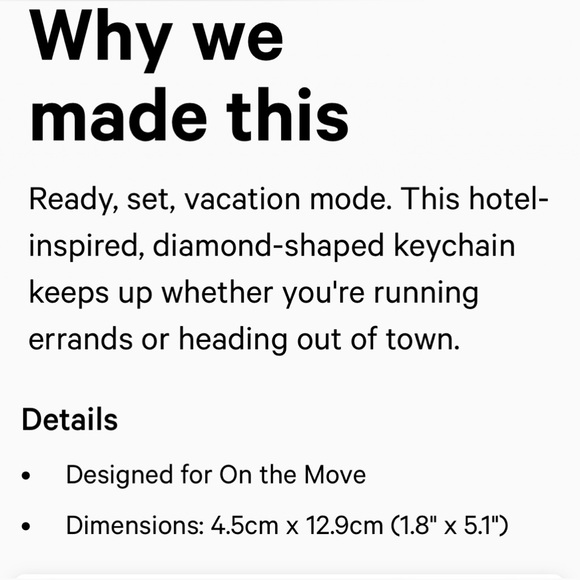 Lululemon Hotel key chain NWT - Picture 9 of 9